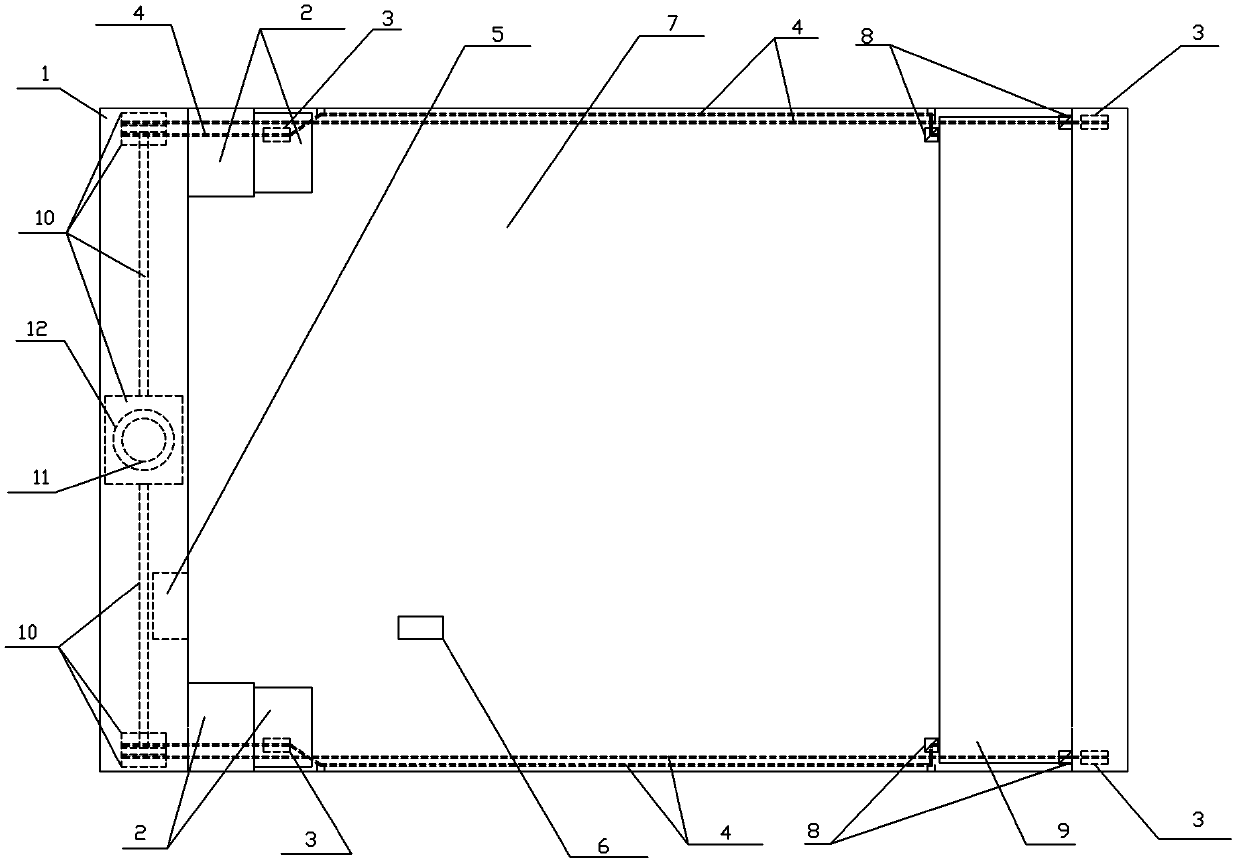 Automatic integrated quilt-covering bed and automatic integrated quilt-covering machine