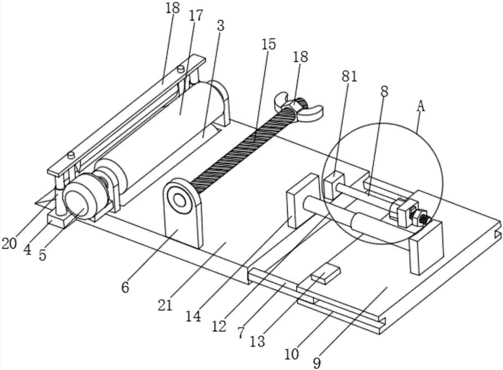 Ornament supply device for flat-end embroidery machine