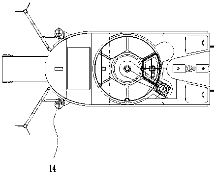 Salvage device capable of circularly collecting materials in rotary mode