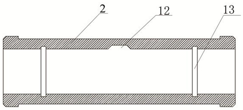 A two-way built-in lock mechanism for controlling internal locking of civil air defense doors and its installation method