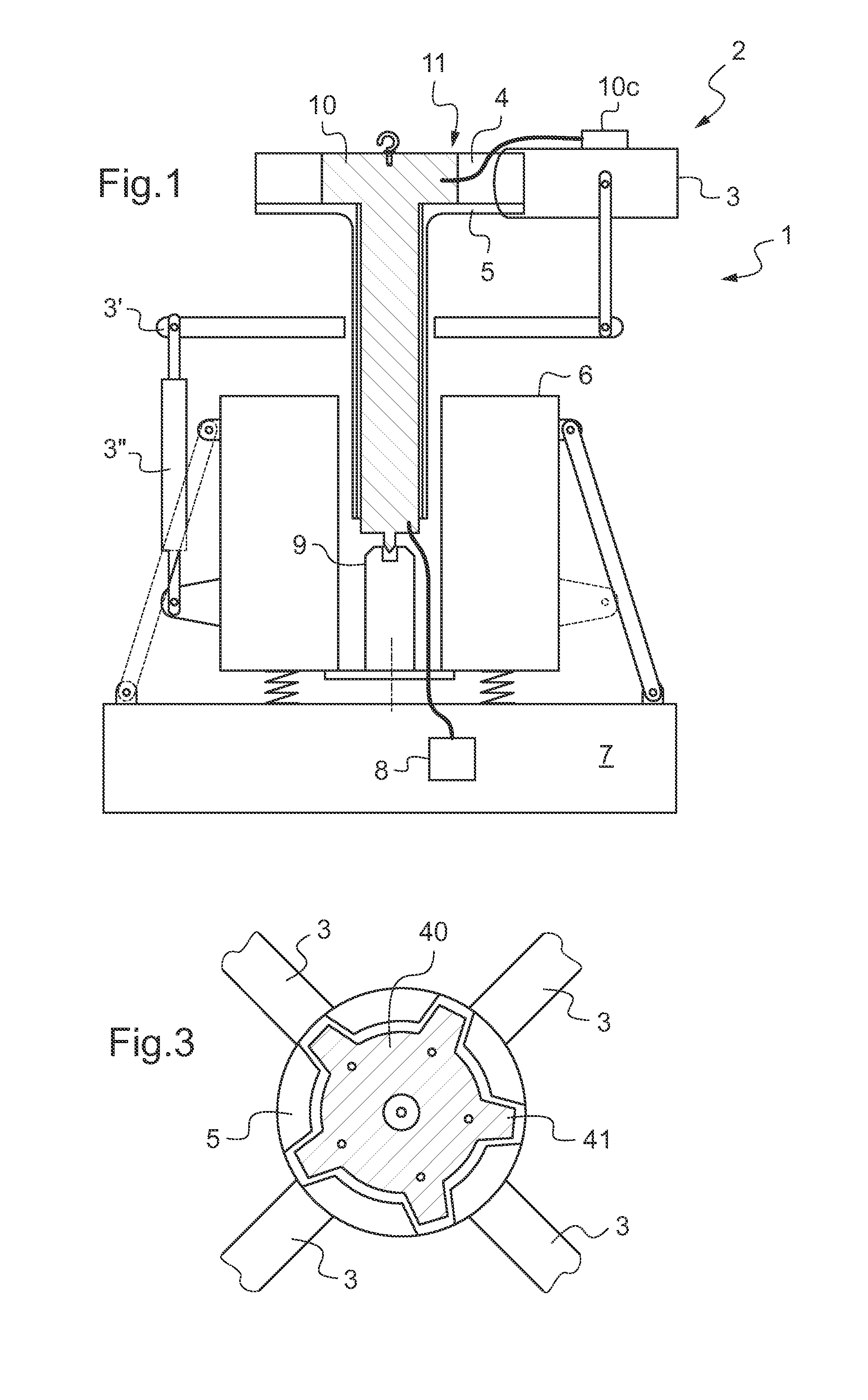 Electrical power supply device for powering at least one piece of equipment of an aircraft rotor, and an aircraft