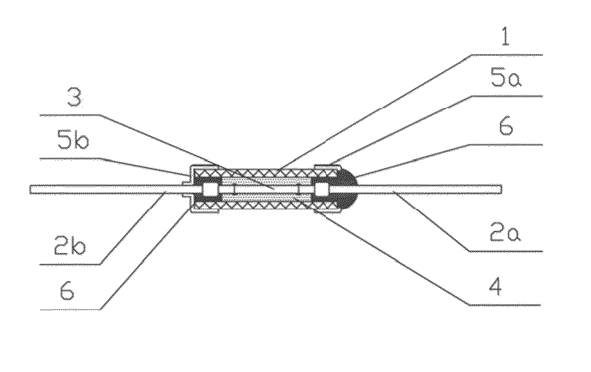 Device combining a thermal fuse and a resistor