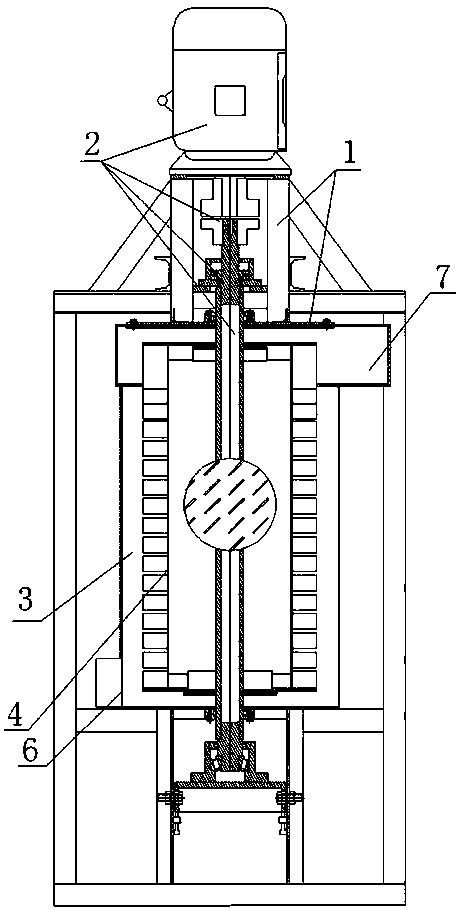 Separating reacting pulverizer