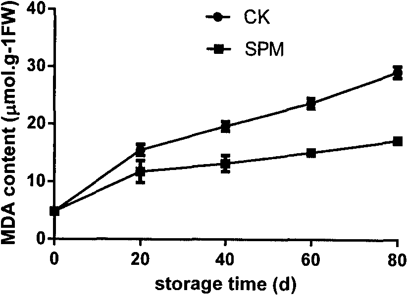 Storage and preservation method of vegetable fresh soybean pods