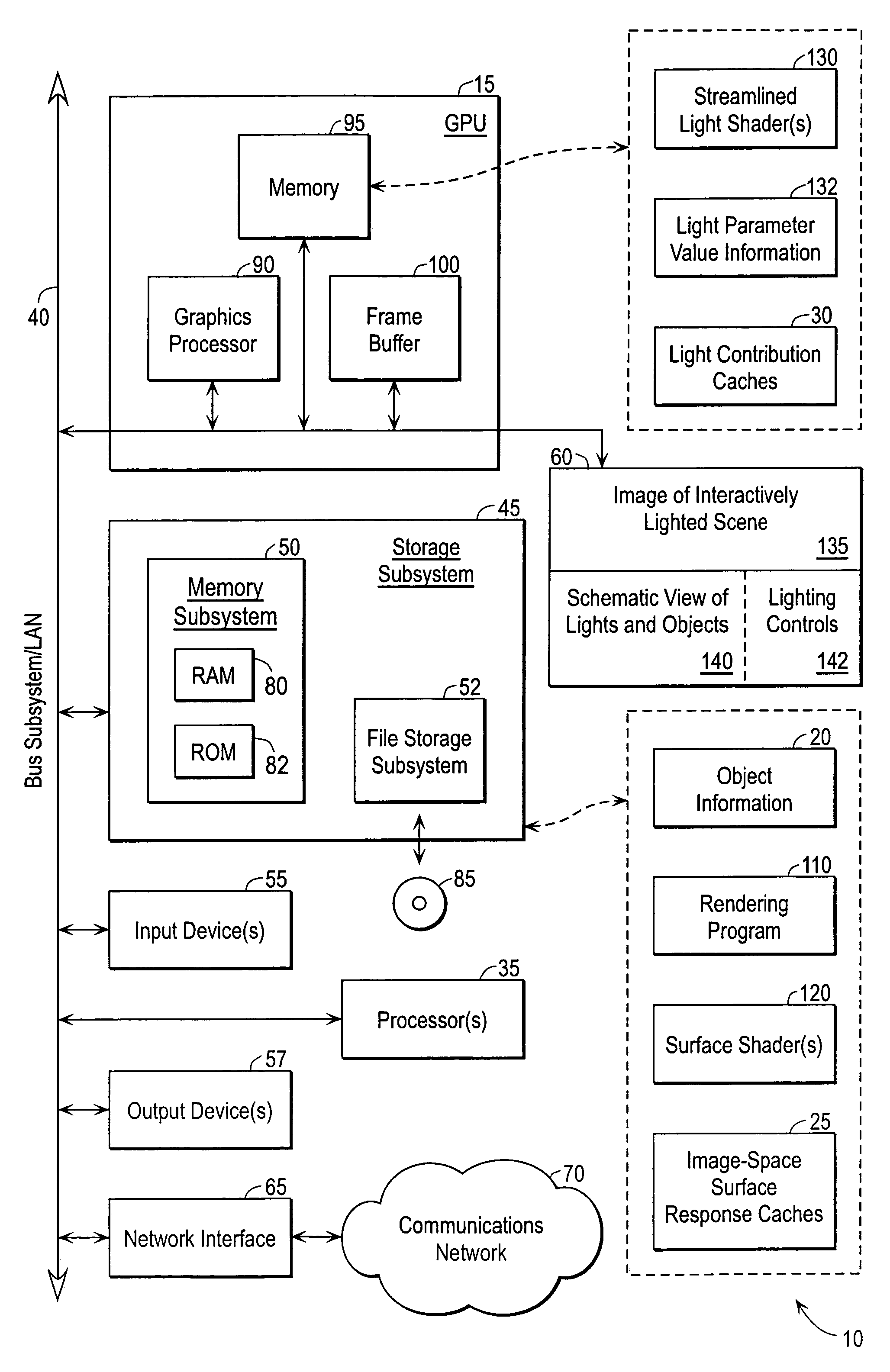 Hybrid hardware-accelerated relighting system for computer cinematography