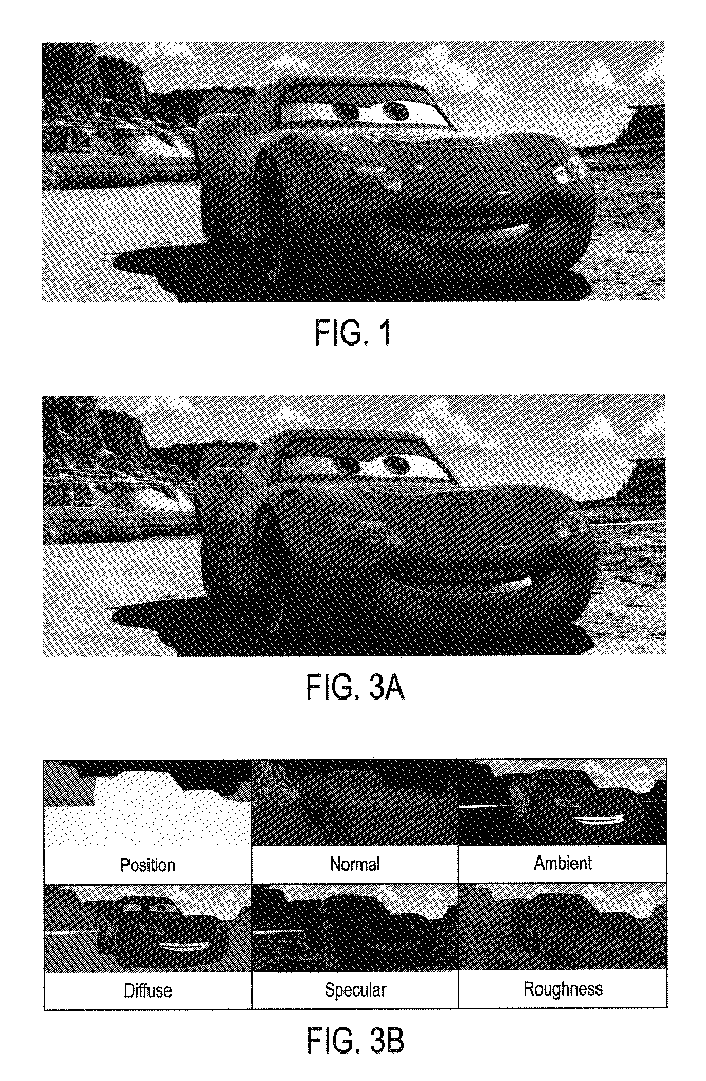 Hybrid hardware-accelerated relighting system for computer cinematography