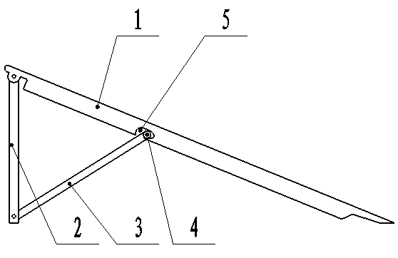 Folding type road shoulder slope frame