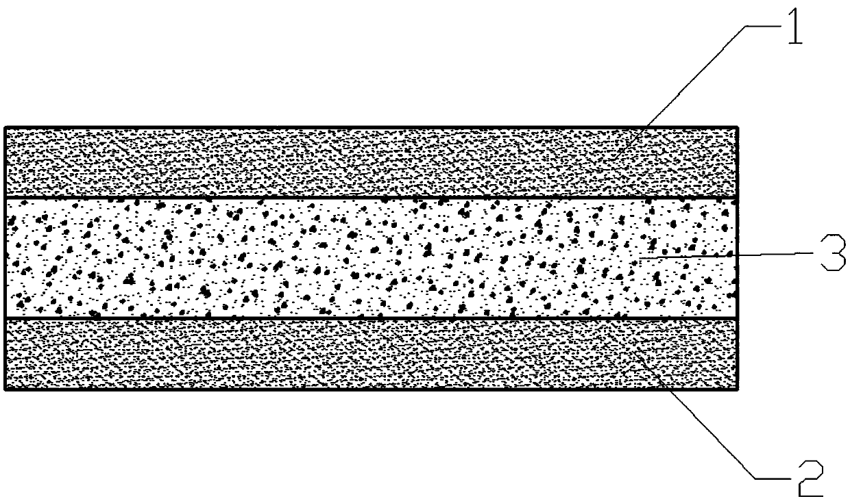 A kind of polyester film for optical high permeability glue protection and preparation method thereof