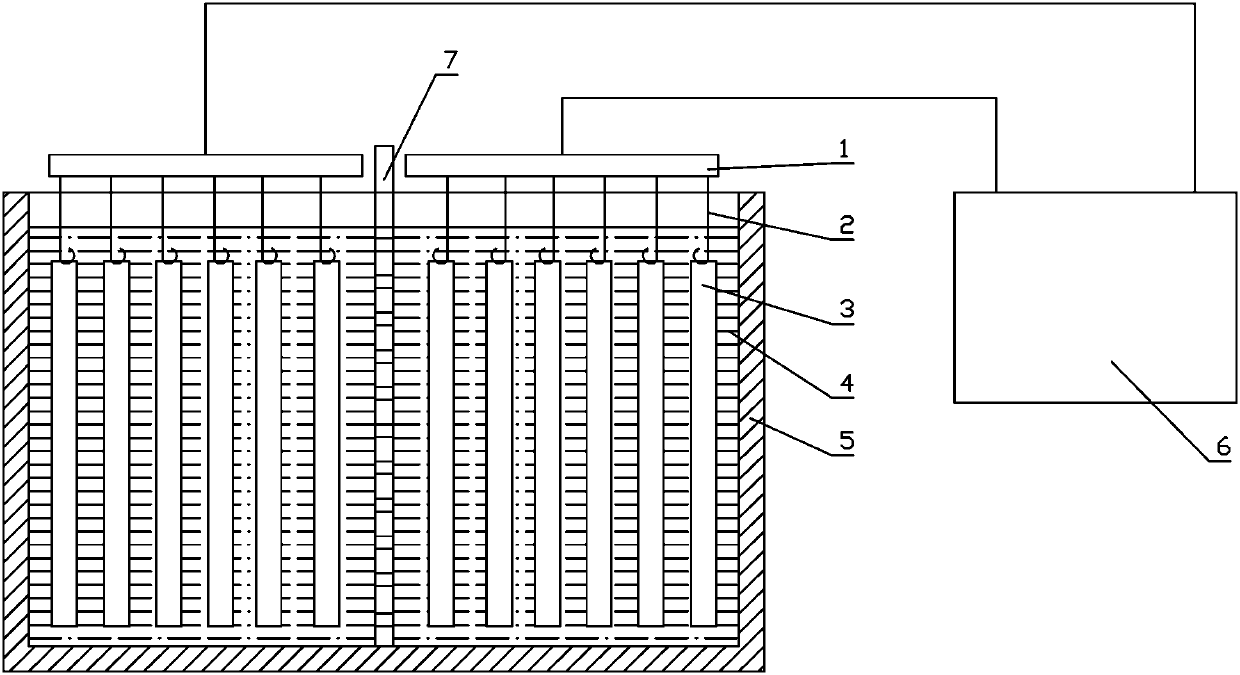 A high-frequency pulse low-temperature rapid rust removal device and method