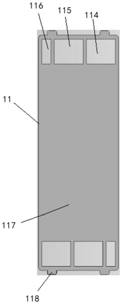 Bipolar plate structure capable of being used for fuel cell, fuel cell and fuel cell vehicle