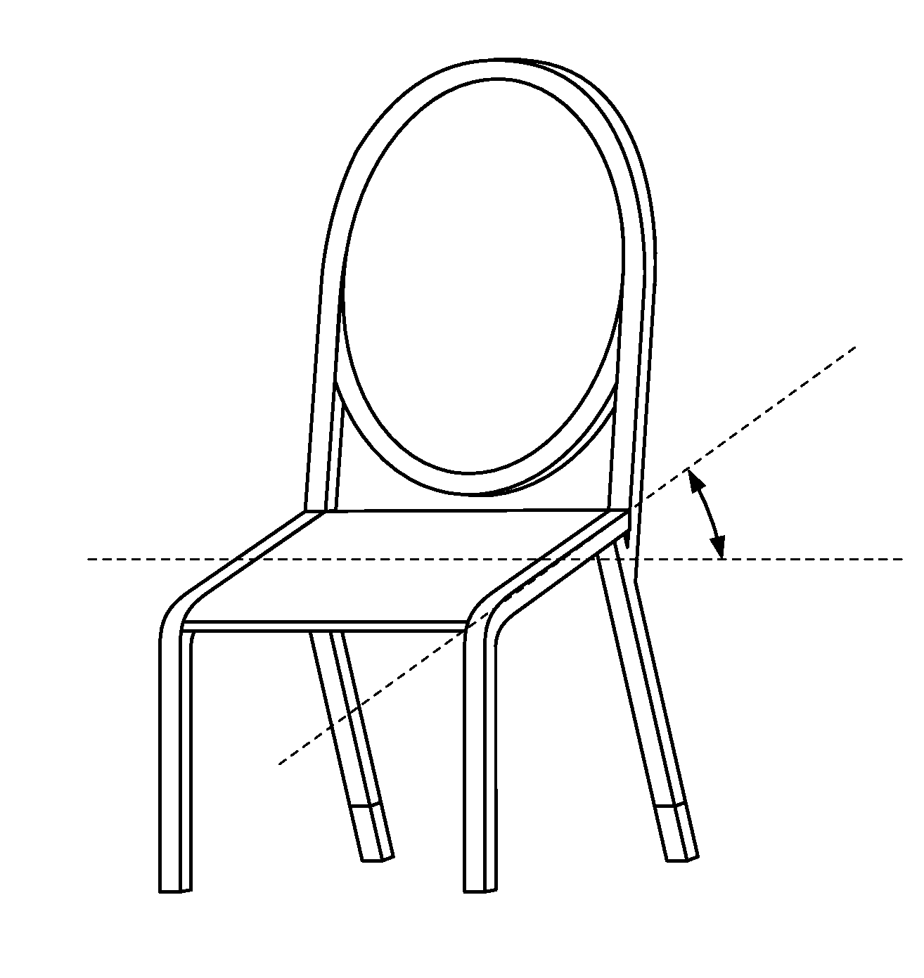 Chair of meditative mobilization