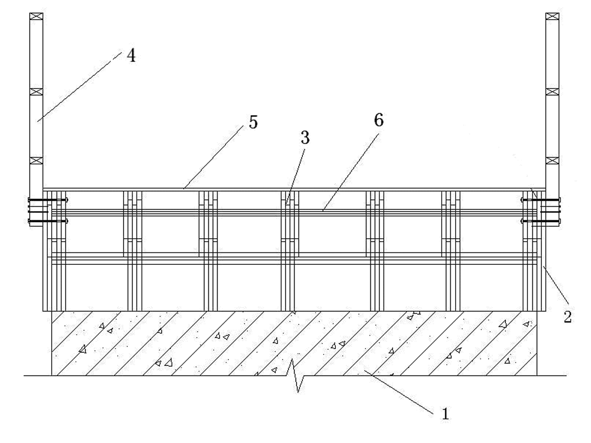 Bamboo rod system structure pedestrian arch bridge