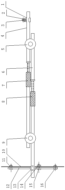 Femur fracture strutting reducing device