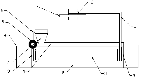 Wheat morphology double-sided identification device