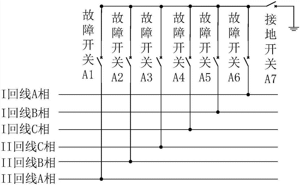 Protection performance evaluation system and method at same-tower four-circuit power transmission line