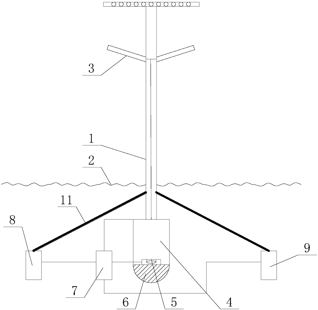 Intelligent repair system for transmission tower of freeze soil area