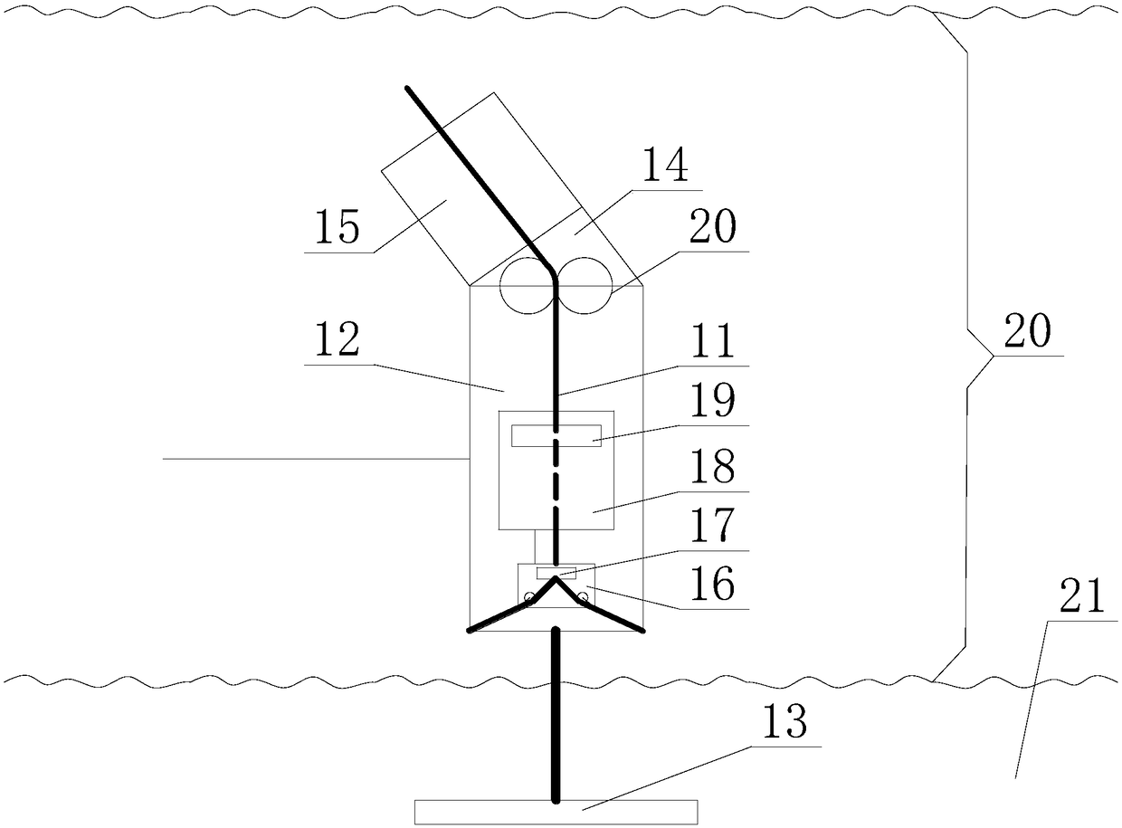 Intelligent repair system for transmission tower of freeze soil area