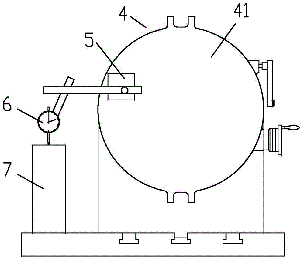 A precision indexing device and method for large shaft parts