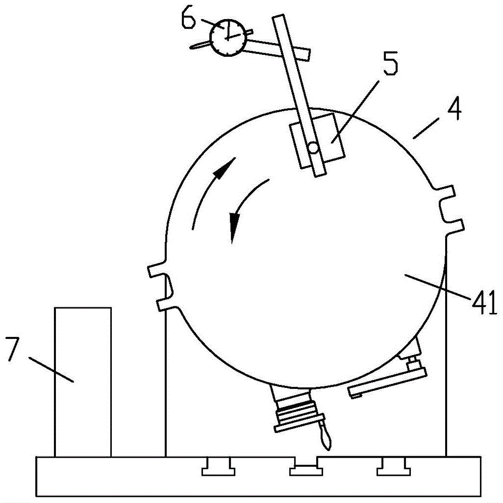 A precision indexing device and method for large shaft parts