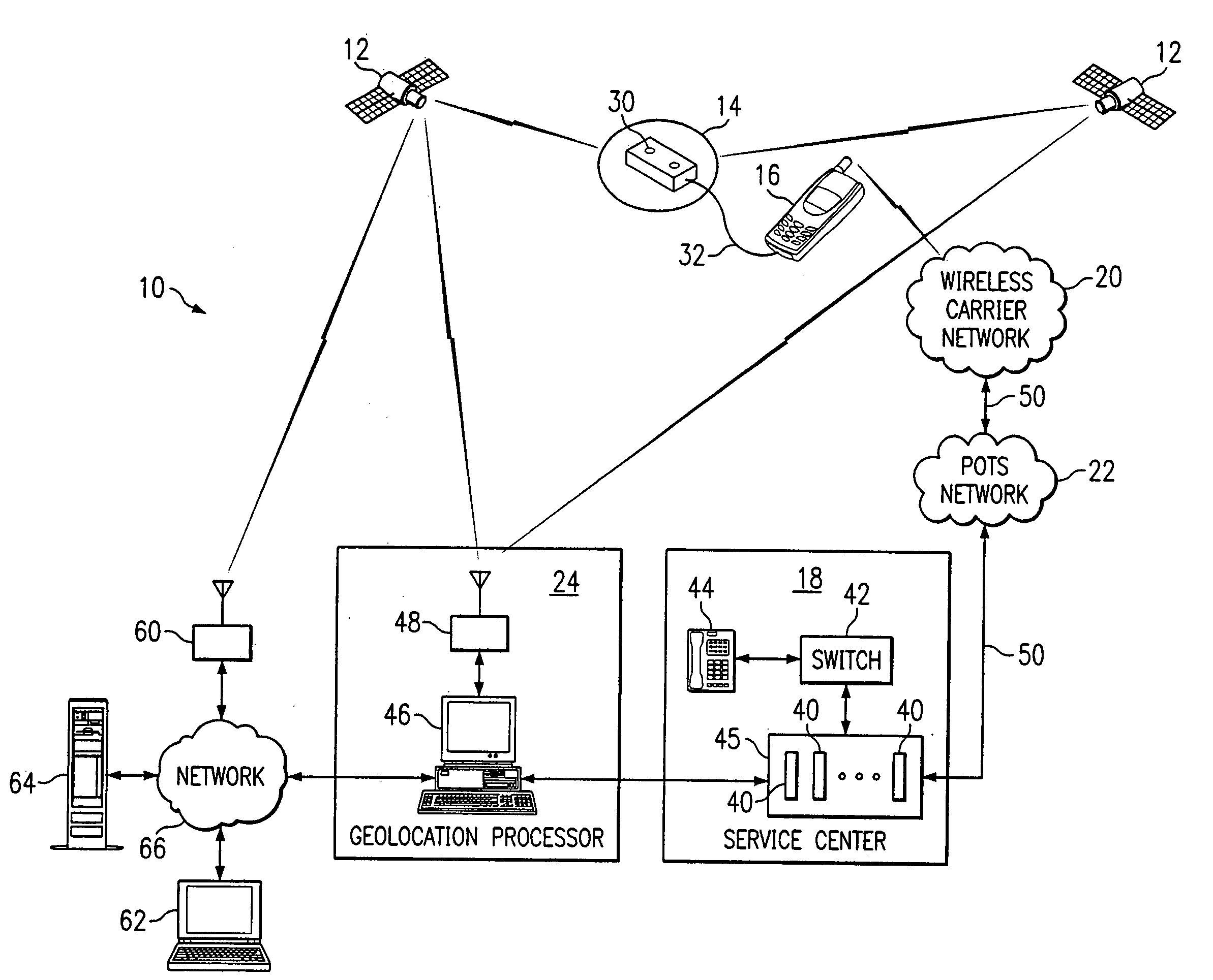 Method and system for processing positioning signals based on predetermined message data segment