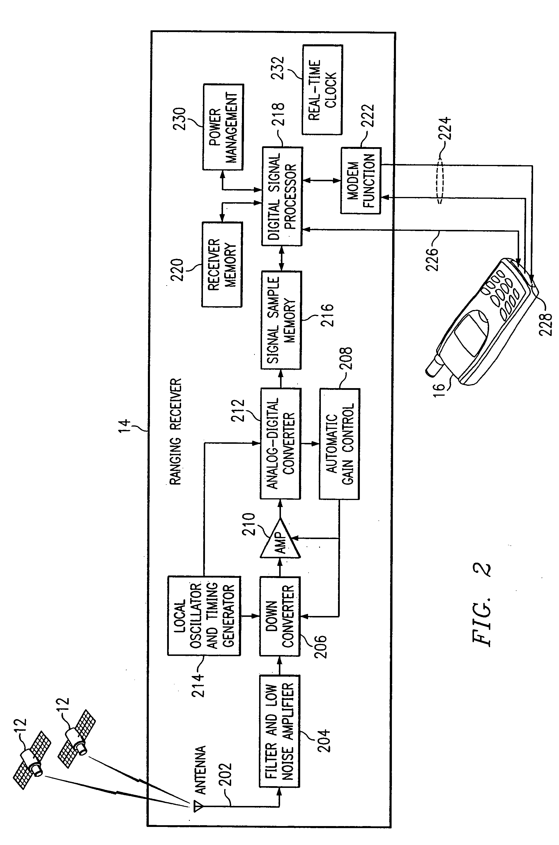 Method and system for processing positioning signals based on predetermined message data segment