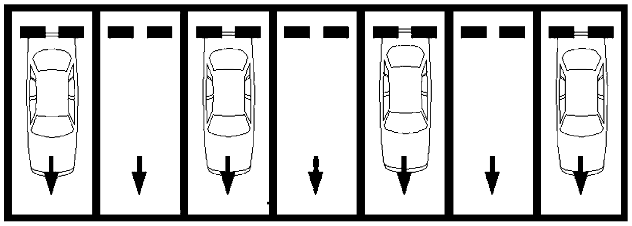 Method for guiding vehicle for parking according to regions on the basis of vehicle parking time