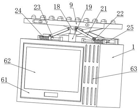 Low-voltage fixed distribution cabinet with anti-collision protection