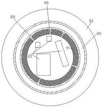 Electrical switch mounting assembly controlled by air pressure and used for power distribution cabinet