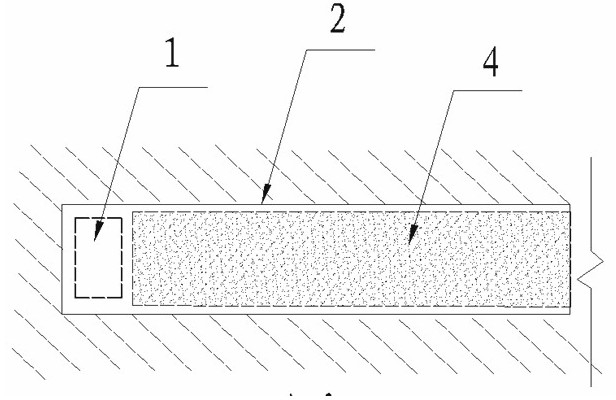 Ore rock contact surface tracking method