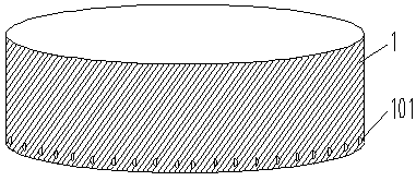 Annular plate type impact reducing and flow equalizing tray