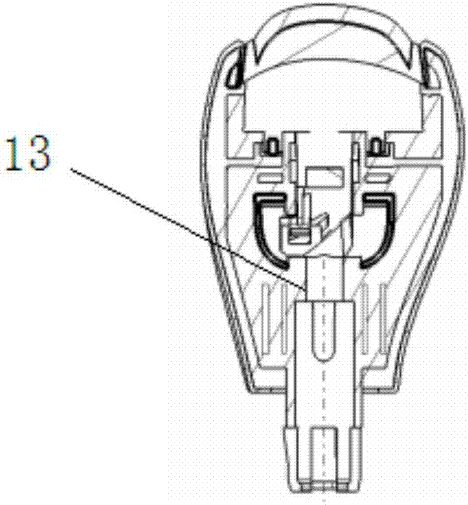 Handle mounting structure