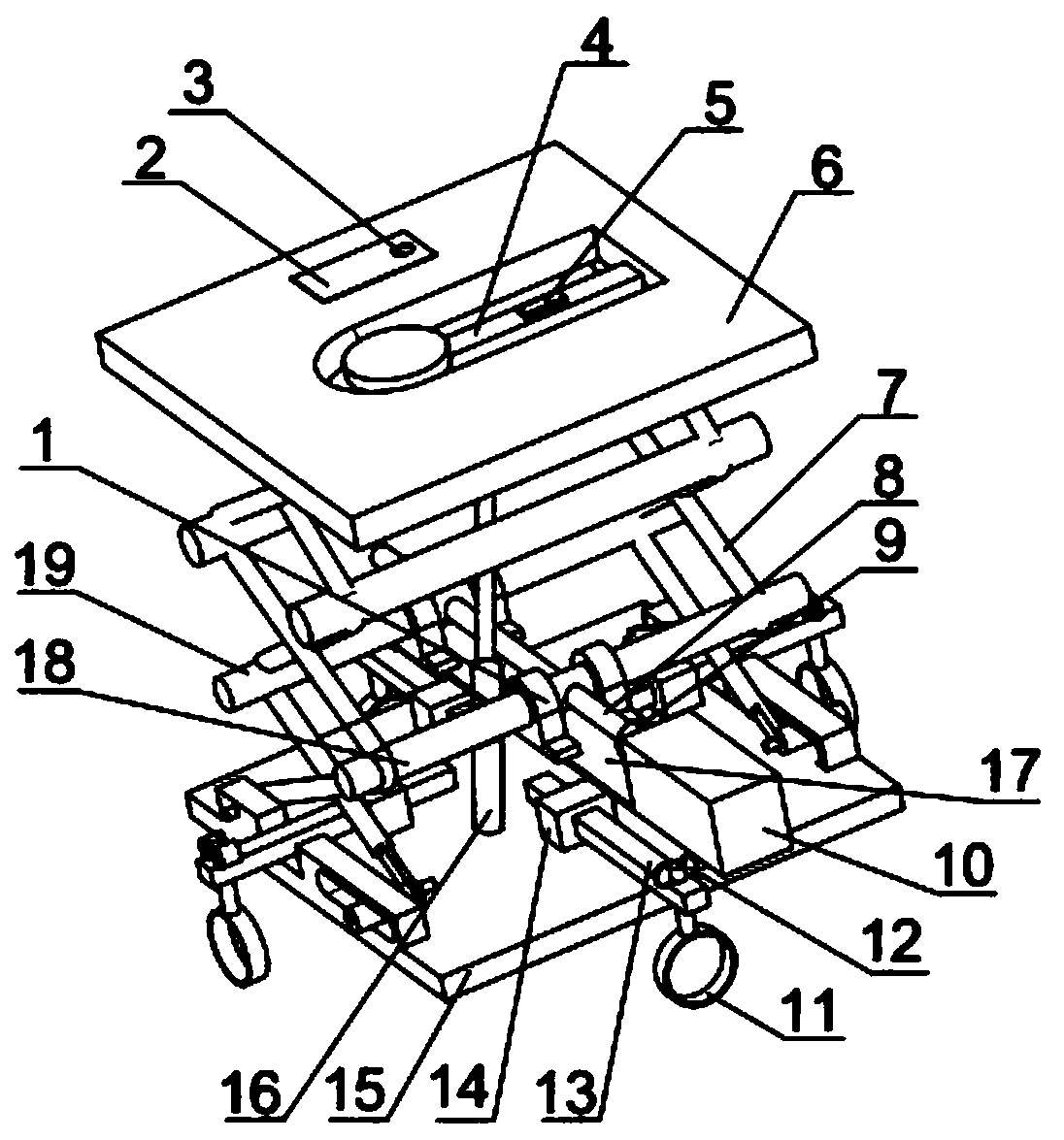 A detachable electric lifting module