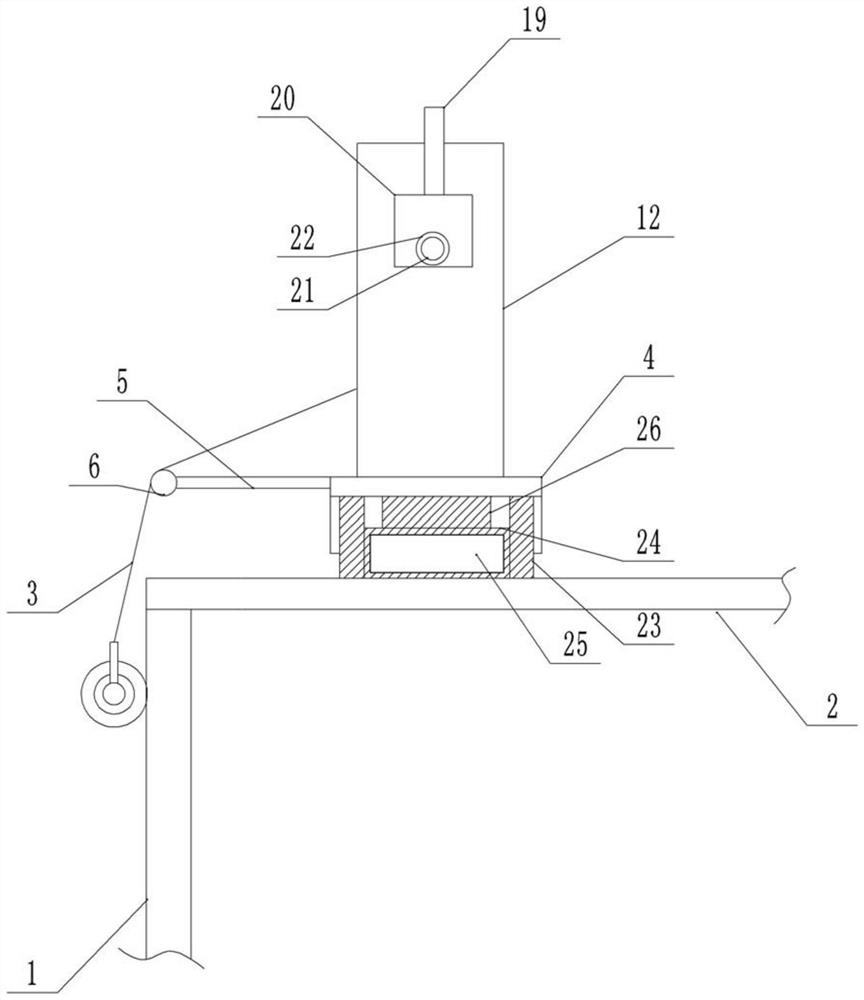 A cleaning device for easy cleaning of glass curtain walls