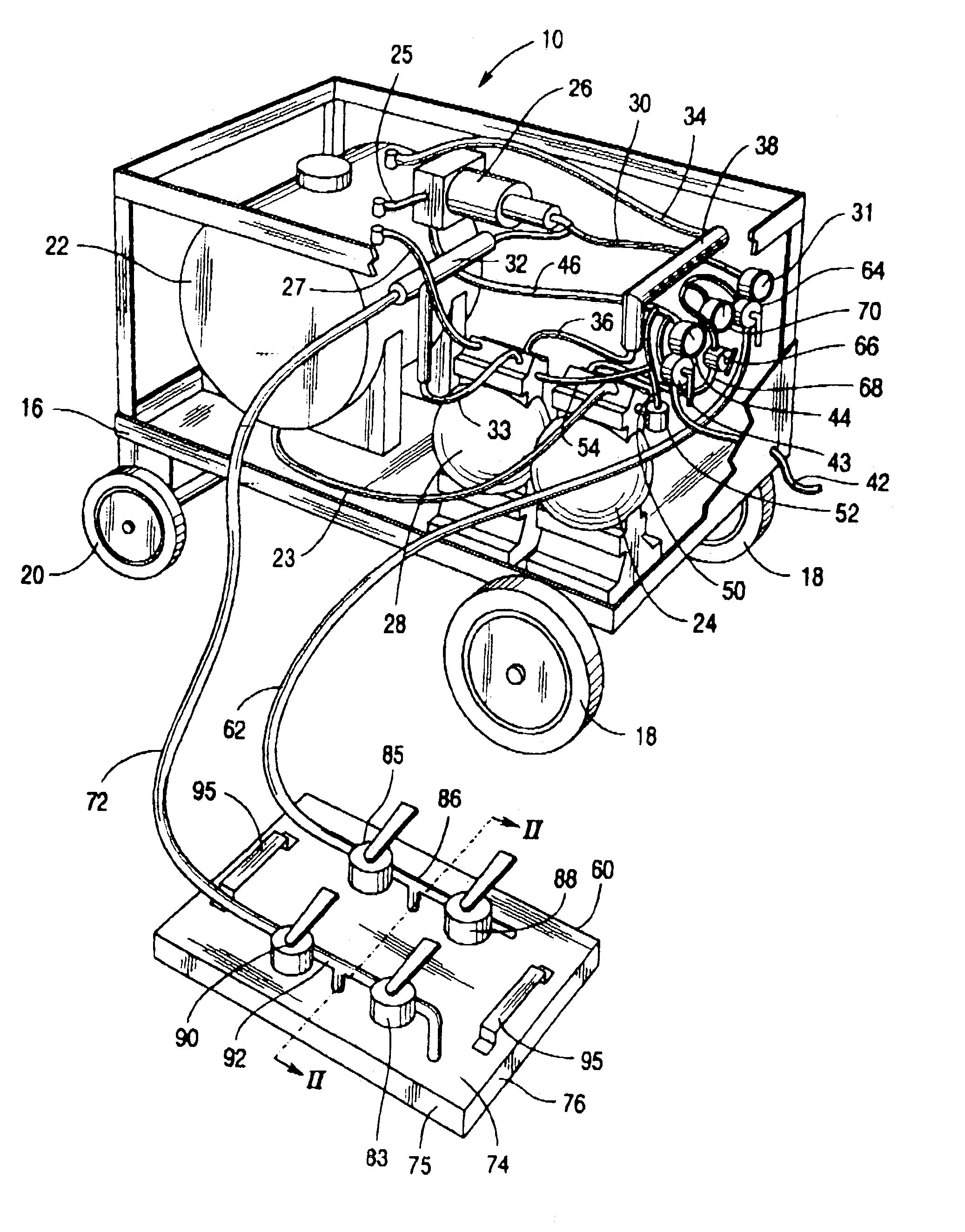 Apparatus and method for treating and impregnating porous structures