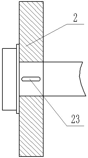 Forming device for LED lamp injection mold