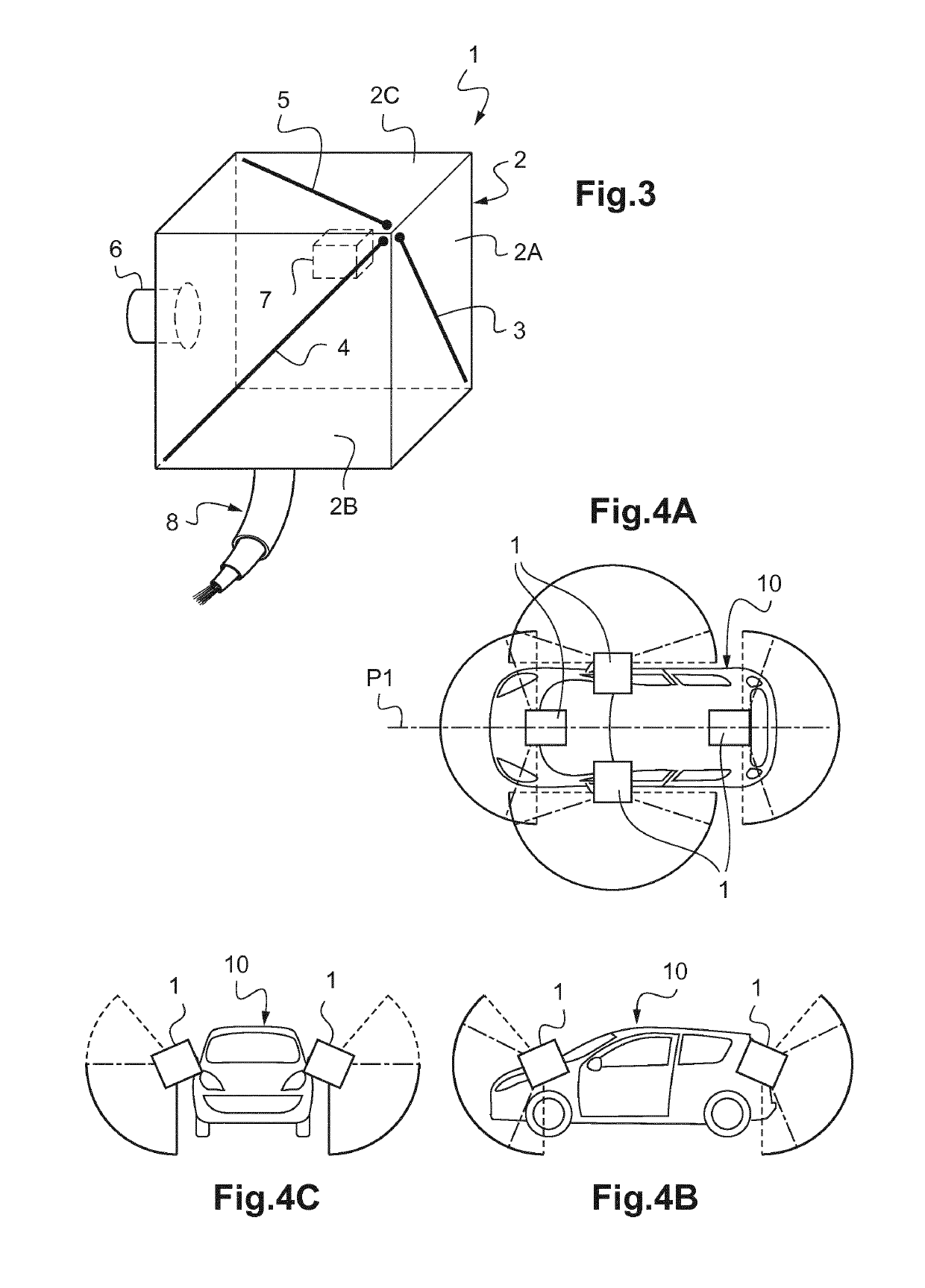 Electronic parking assistance device for a motor vehicle