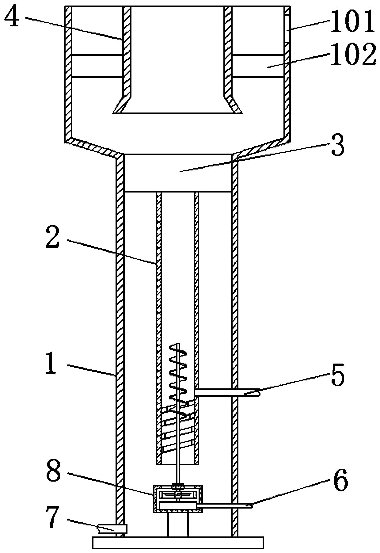 Three-phase fluidized bed for sewage treatment