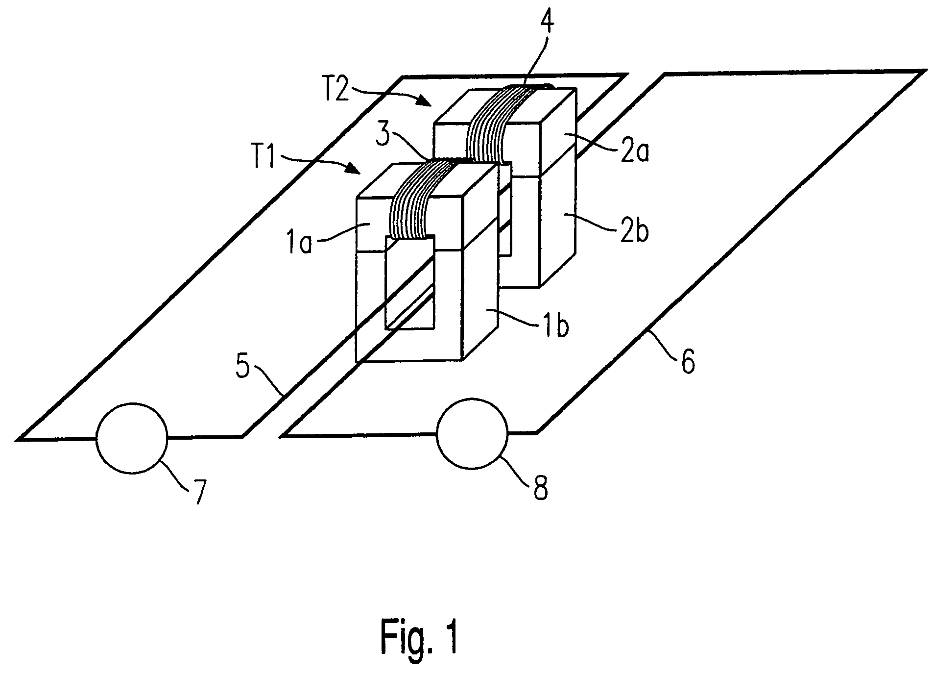 Data transmission between a chassis and a seat movably arranged on the chassis