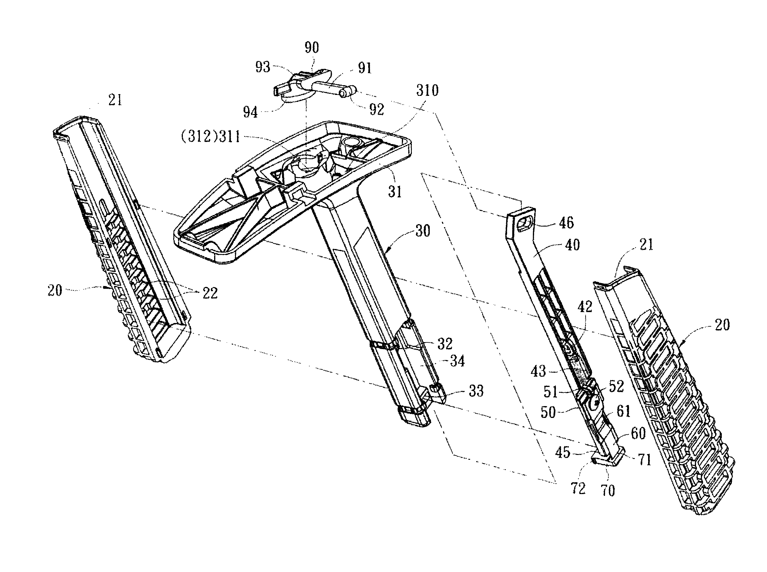 Height adjustment mechanism for armrest