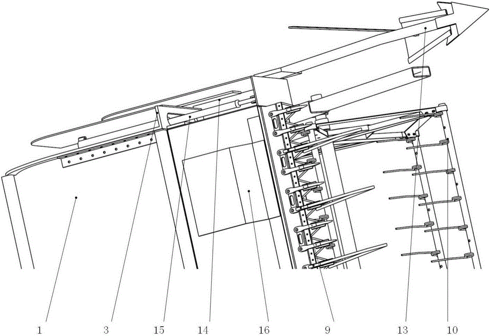 Multifunctional drawer type header for grain combine harvester