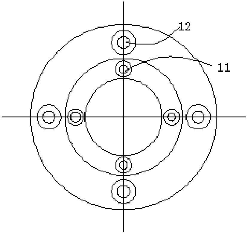 Grain breaking apparatus with spring hose inlets