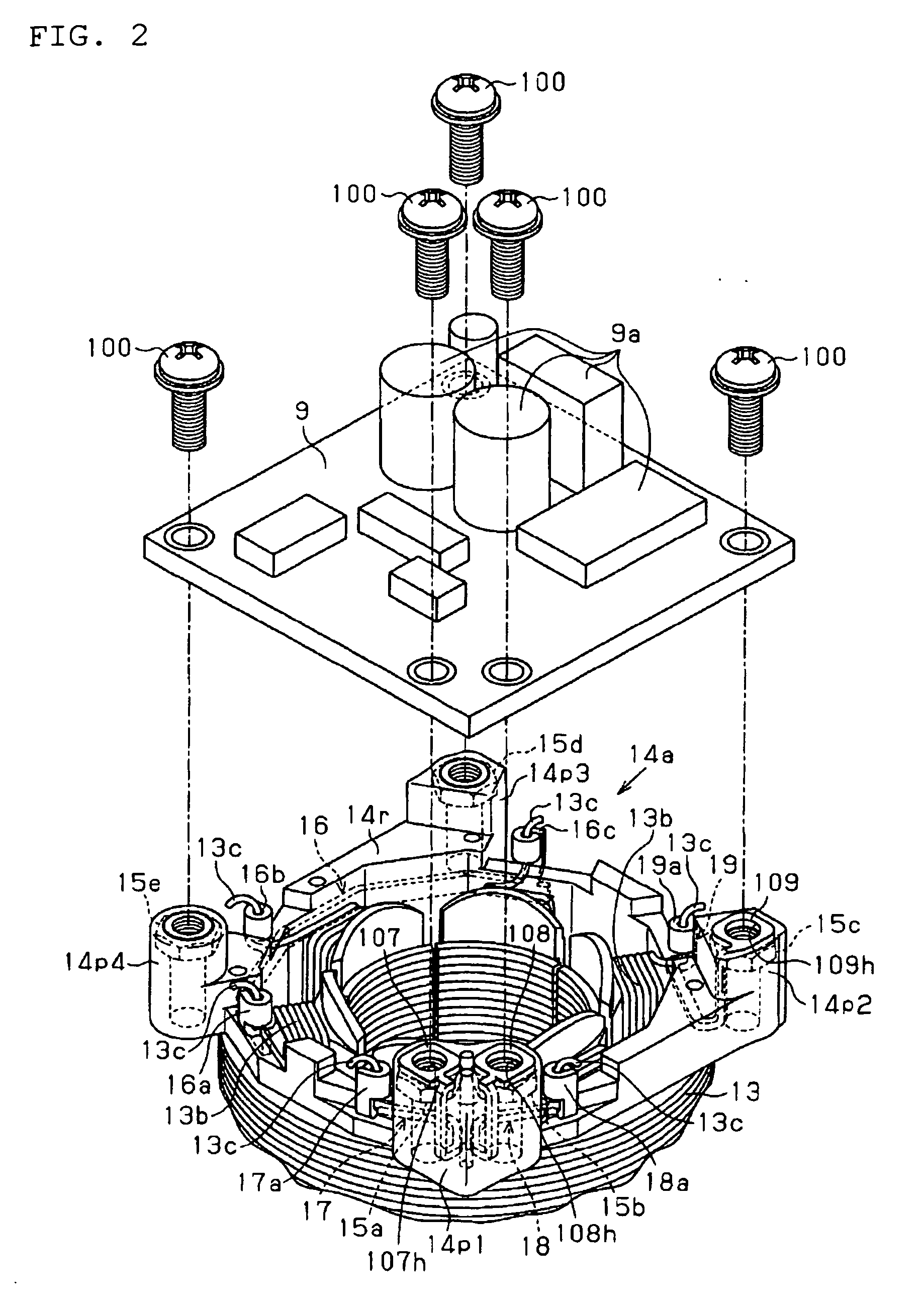 Electric motor and electric pump unit