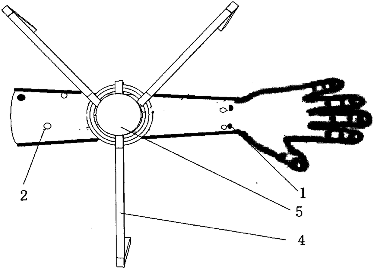 Method for locating acupoint based on label point projection