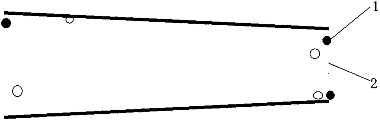 Method for locating acupoint based on label point projection