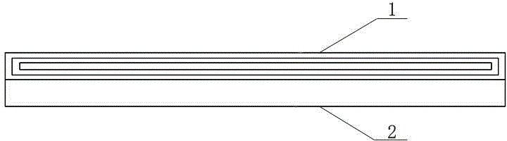 Hemostatic non-viscous material and preparation method thereof