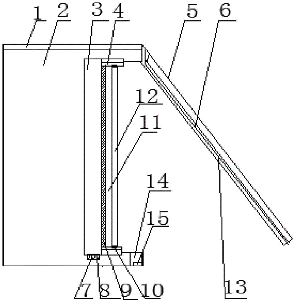 Aluminum-embedded wood out-opening integral window with diamond mesh