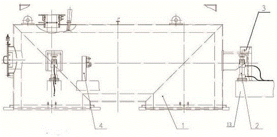 Vacuum chamber roof lifting device