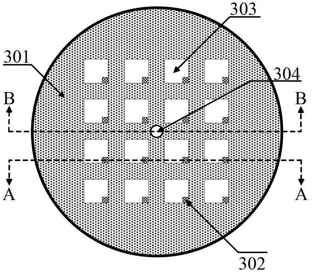 High-power whole wafer flat plate pressure welding type encapsulating structure and method thereof