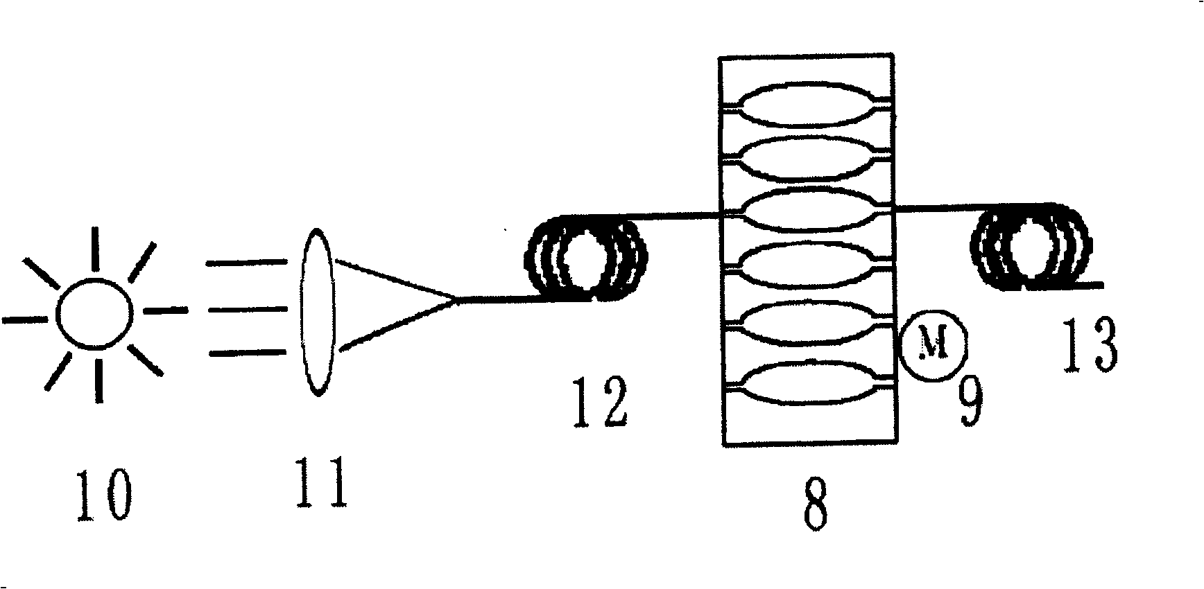 Dissolving degree detector for continuously detecting multiple component medicine