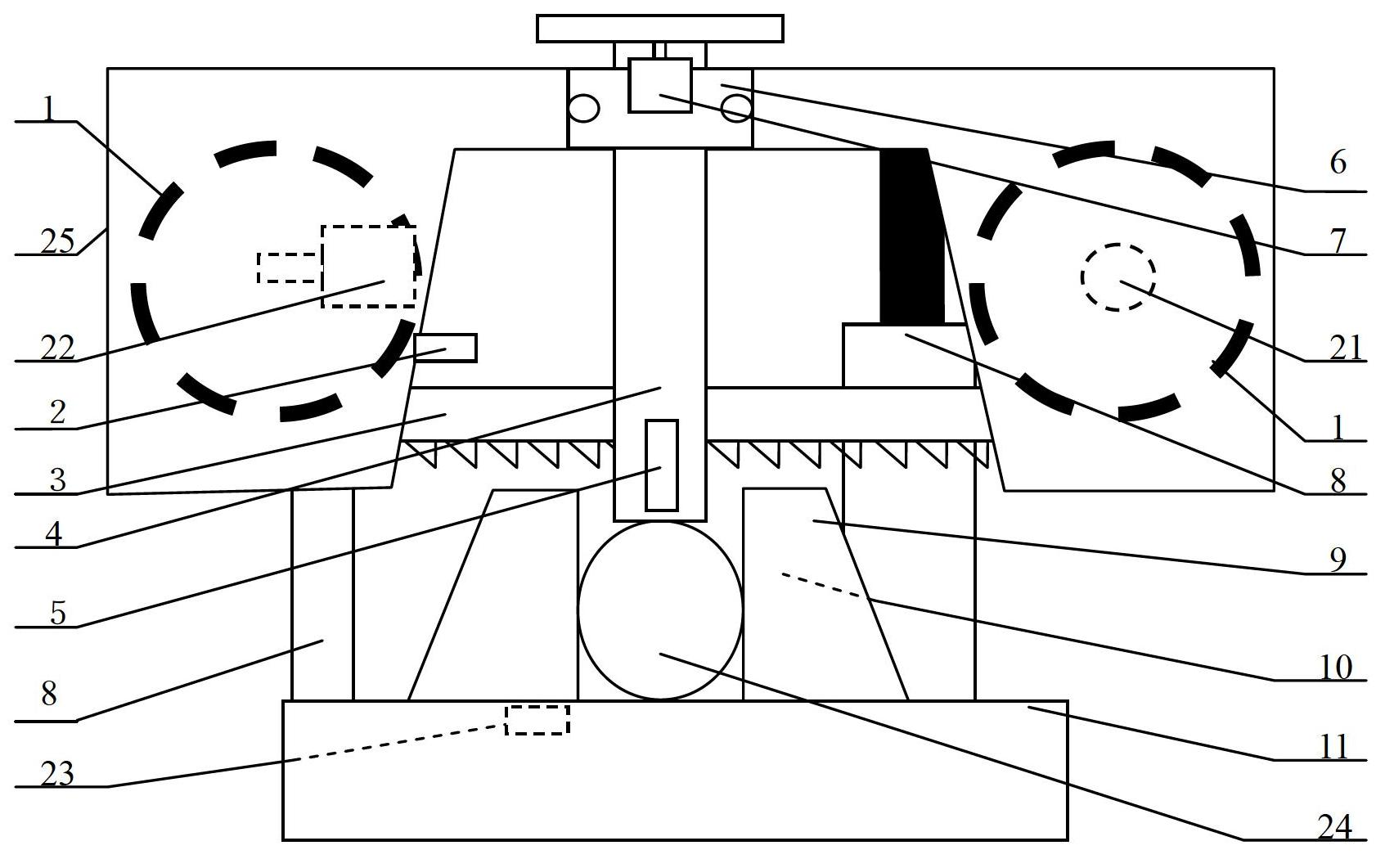 Saw frame feeding system with constant saw cutting force and variable feeding speed and saw frame feeding method